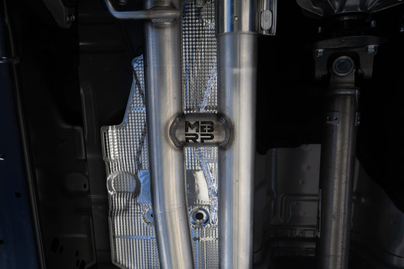 MBRP Armor Pro 2.5 Inch Cat Back Exhaust 3 Inch Single Side Rear Exit | 2024+ Ford Ranger 2.7L
