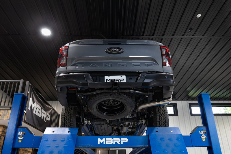 MBRP Armor Pro 2.5 Inch Cat Back Exhaust 3 Inch Single Side Rear Exit | 2024+ Ford Ranger 2.7L