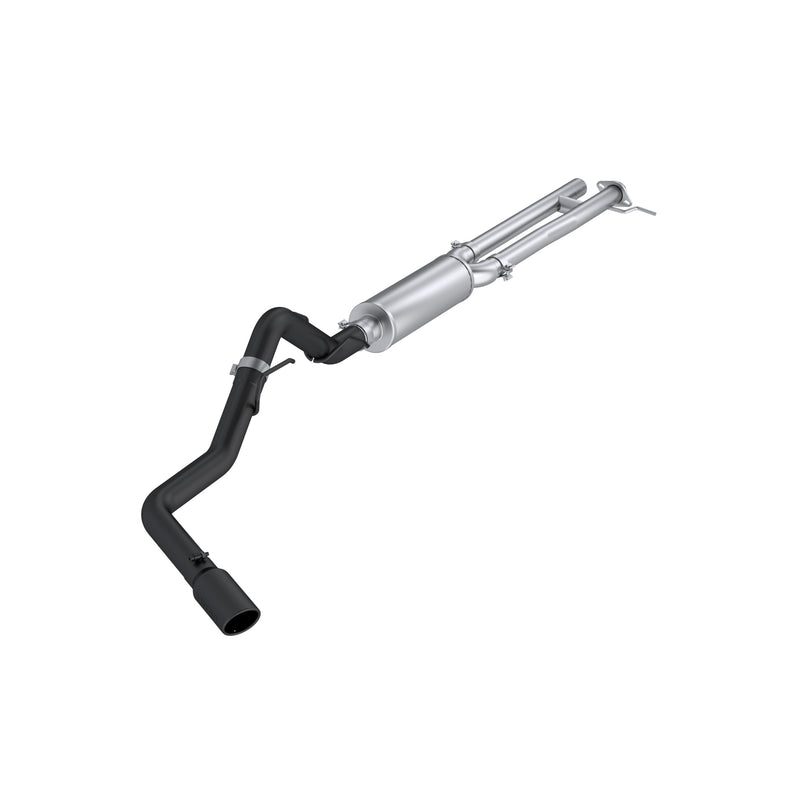 MBRP Armor BLK 2.5 Inch Cat Back Exhaust 3 Inch Single Side Rear Exit | 2024+ Ford Ranger 2.7L