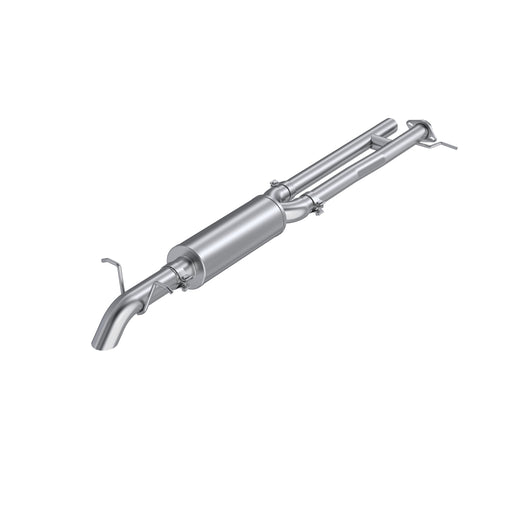 MBRP Armor Lite 2.5 Inch Cat Back Exhaust 3 Inch Single Rear Turn Down Street Profile Aluminized | 2024+ Ford Ranger 2.7L