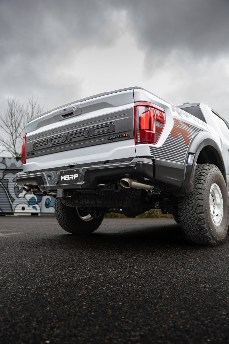 MBRP Armor Pro 3 Inch Axle Back Exhaust Dual Split Rear Turn Down | 2022+ Ford F-150 Raptor 3.5L and Raptor R 5.2L