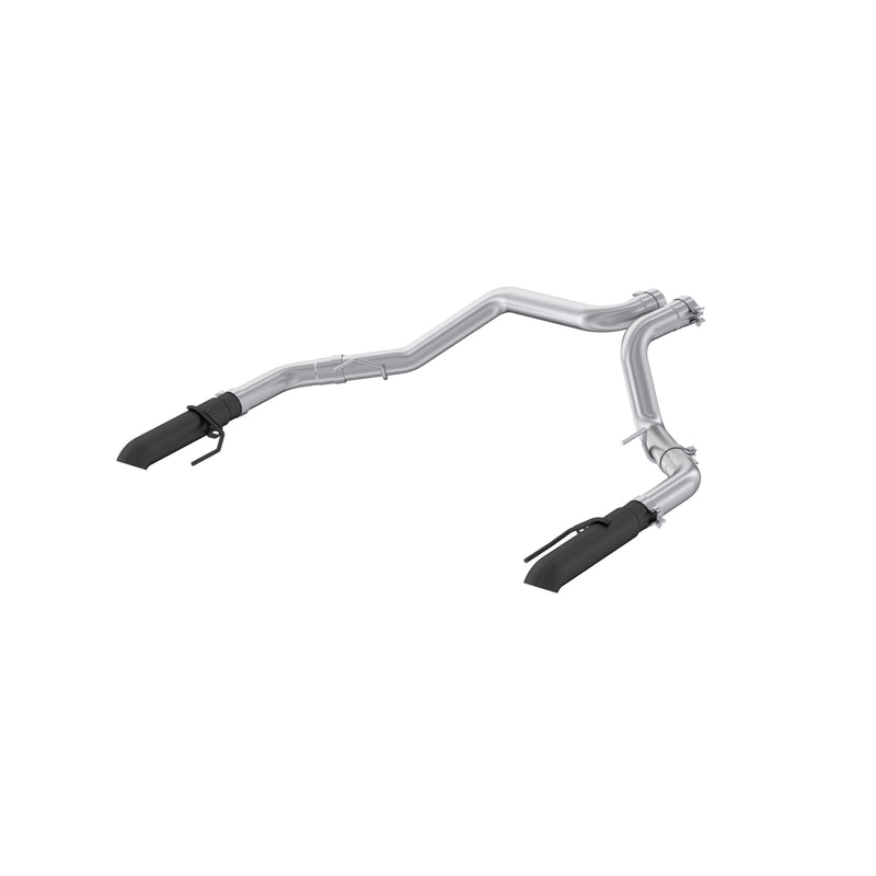 MBRP Armor BLK 3 Inch Axle Back Exhaust Dual Split Rear Turn Down | 2022+ Ford F-150 Raptor 3.5L and Raptor R 5.2L