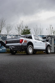 MBRP Armor BLK 3 Inch Axle Back Exhaust Dual Split Rear Turn Down | 2022+ Ford F-150 Raptor 3.5L and Raptor R 5.2L