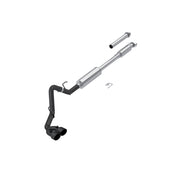 MBRP Armor BLK 3 Inch Cat Back Exhaust Passenger Side Exit with Black Tips | 2015-2020 Ford F-150 2.7L/3.5L/5.0L