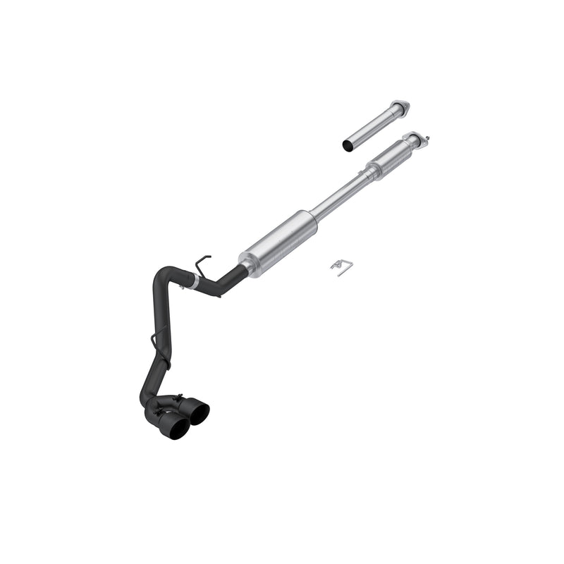MBRP Armor BLK 3 Inch Cat Back Exhaust Passenger Side Exit with Black Tips | 2015-2020 Ford F-150 2.7L/3.5L/5.0L
