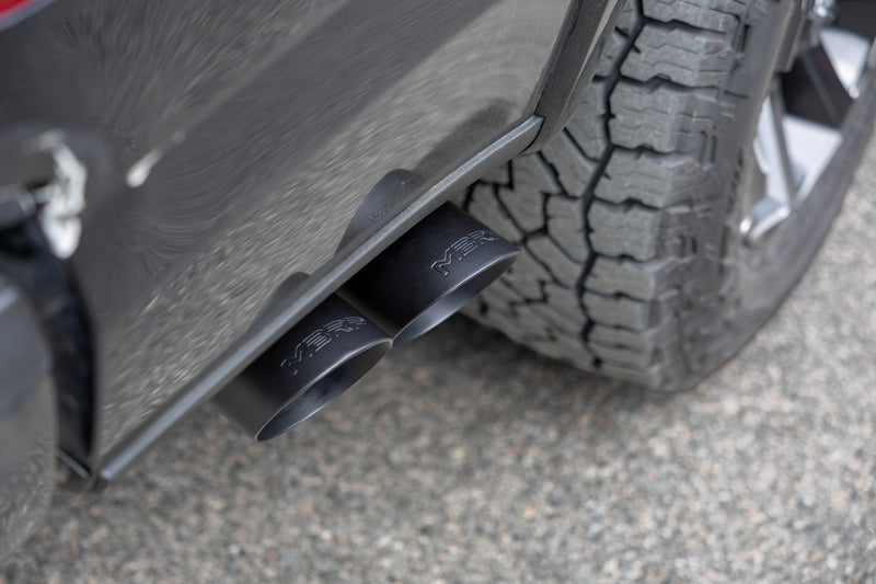 MBRP Armor BLK 3 Inch Cat Back Exhaust Passenger Side Exit with Black Tips | 2015-2020 Ford F-150 2.7L/3.5L/5.0L