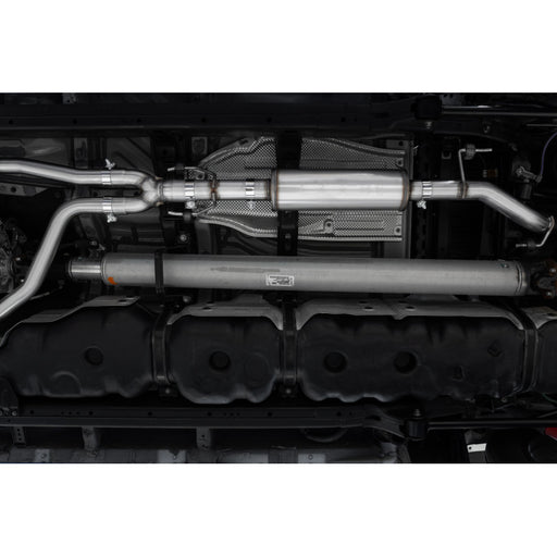 MBRP Armor Pro 2.5 Inch Dual Cat Back Exhaust Single Side Exit T304 Stainless | 2022+ Toyota Tundra 3.4L
