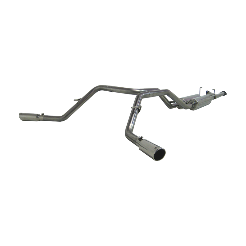 MBRP Armor Plus Cat Back Exhaust Dual Side Exit T409 Stainless | 2007-2008 Toyota Tundra 4.7L/5.7L V8 and 2009 Tundra 4.7L Short Bed