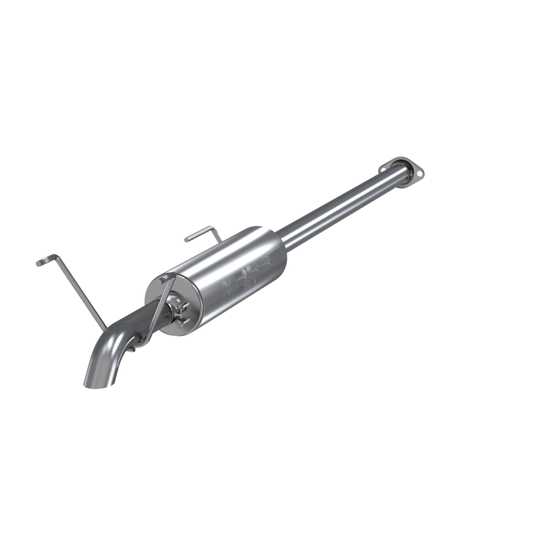 MBRP Armor Plus Cat Back Exhaust Single Turn Down T409 Stainless | 2005-2015 Toyota Tacoma 4.0L Extended/Crew Cab Short Bed