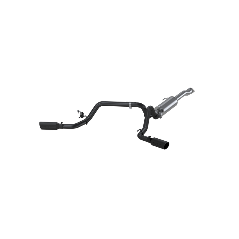 MBRP Armor BLK 3 Inch Cat Back Exhaust Dual Split Side | 2016-2023 Toyota Tacoma 3.5L