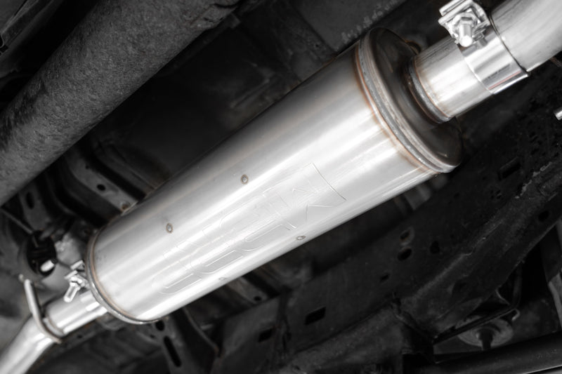 MBRP Armor Pro 2.5 Inch Cat Back Exhaust High Clearance Turn Down Single Rear Exit T304 Stainless | 2003-2024 Toyota 4Runner 2011-2016 Land Cruiser Prado