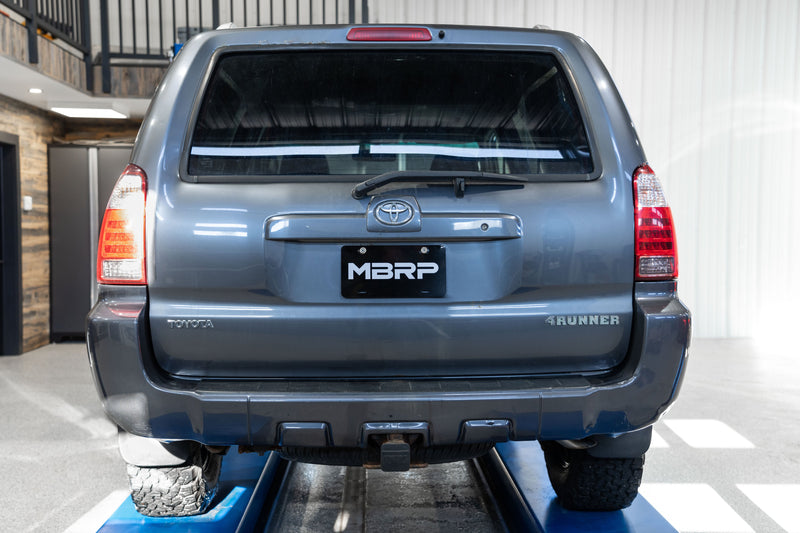 MBRP Armor Pro 2.5 Inch Cat Back Exhaust High Clearance Turn Down Single Rear Exit T304 Stainless | 2003-2024 Toyota 4Runner 2011-2016 Land Cruiser Prado