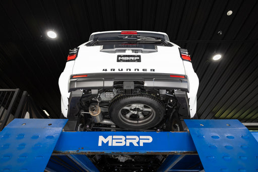 MBRP Armor Pro Overland 3 Inch Cat Back Exhaust Single Rear High Clearance Turn Down | 2024+ Toyota 4Runner
