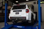 MBRP Armor Pro Overland 3 Inch Cat Back Exhaust Single Rear High Clearance Turn Down | 2024+ Toyota 4Runner
