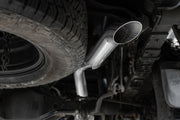 MBRP Armor Pro 2.5 Inch Cat Back Exhaust 3 Inch Single High Clearance Rear Exit Turn Down T304 Stainless | 2022+ Nissan Frontier 3.8L