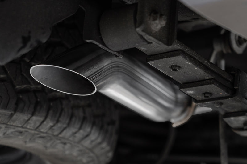 MBRP Armor Pro 2.5 Inch Cat Back Exhaust 3 Inch Single High Clearance Rear Exit Turn Down T304 Stainless | 2022+ Nissan Frontier 3.8L