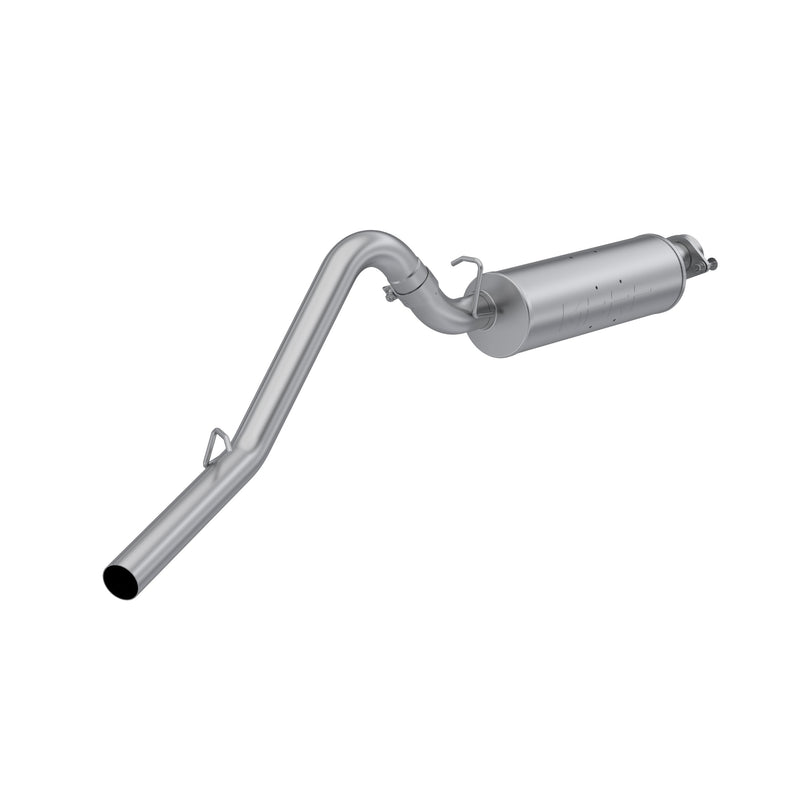 MBRP Armor Lite 2.5 Inch Cat Back Exhaust Single Side Exit No Tip | 2000-2006 Jeep Wrangler/Rubicon