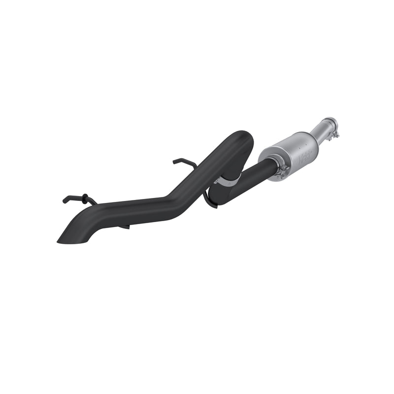 MBRP Armor BLK Off-Road Tail Pipe Muffler Before Axle Black Coated | 2007-2011 Jeep Wrangler JK 3.8L V6 2/4 Door