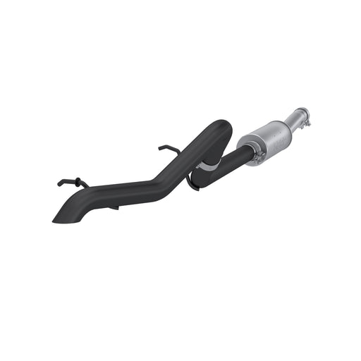 MBRP Armor BLK Off-Road Tail Pipe Muffler Before Axle Black Coated | 2007-2011 Jeep Wrangler JK 3.8L V6 2/4 Door