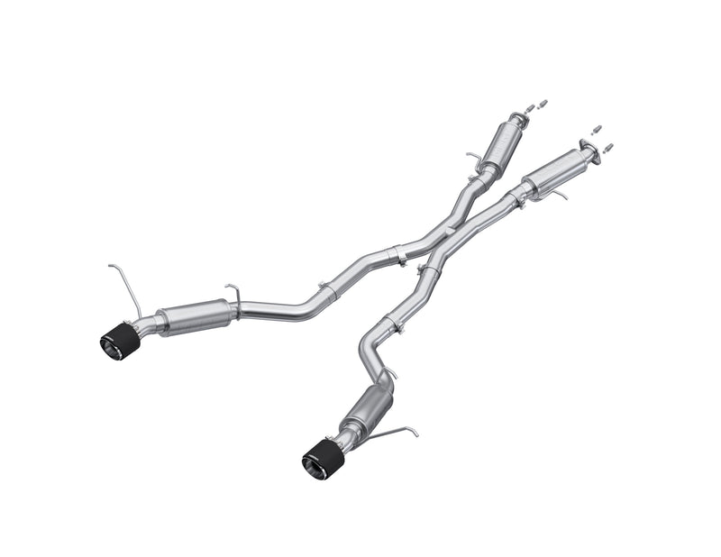 MBRP Armor Pro 3 Inch Cat Back Exhaust Dual Rear Exit T304 Stainless with Carbon Fiber Tips | 2012-2021 Jeep