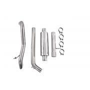 MBRP Armor Plus Cat Back Exhaust Single Rear Exit Off Road T409 Stainless | 2012-2018 Jeep Wrangler/Rubicon JK 3.6L V6 2/4 Door