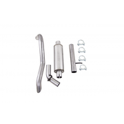 MBRP Armor Lite Cat Back Exhaust Single Rear Exit Off Road Aluminized | 2012-2018 Jeep Wrangler/Rubicon JK 3.6L V6 2/4 Door