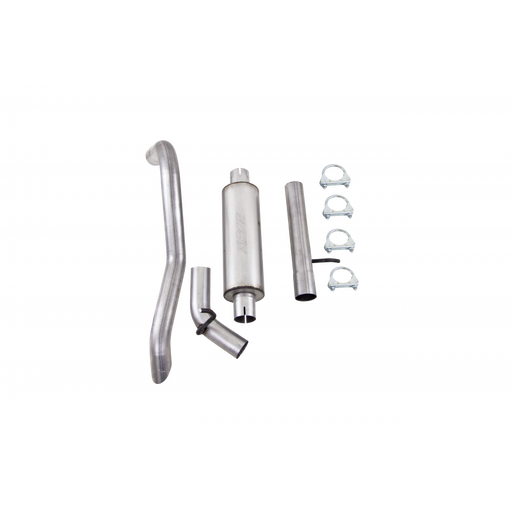 MBRP Armor Lite Cat Back Exhaust Single Rear Exit Off Road Aluminized | 2012-2018 Jeep Wrangler/Rubicon JK 3.6L V6 2/4 Door