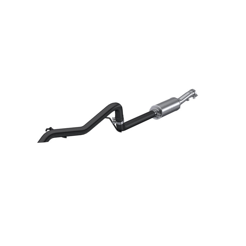 MBRP Armor BLK Cat Back Exhaust Single Rear Exit Off Road Black Coated | 2012-2018 Jeep Wrangler/Rubicon JK 3.6L V6 2/4 Door