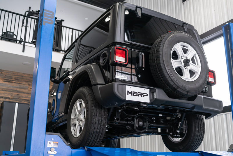 MBRP Armor Pro Cat Back Exhaust Single Rear Exit | 2018+ Jeep Wrangler JL 2/4 Door