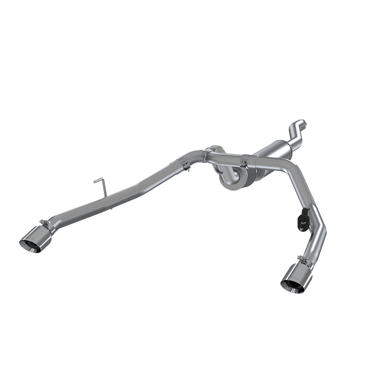 MBRP Armor Pro 2.5 Inch Cat Back Exhaust Dual Rear Exit | 2020+ Jeep Gladiator 3.6L