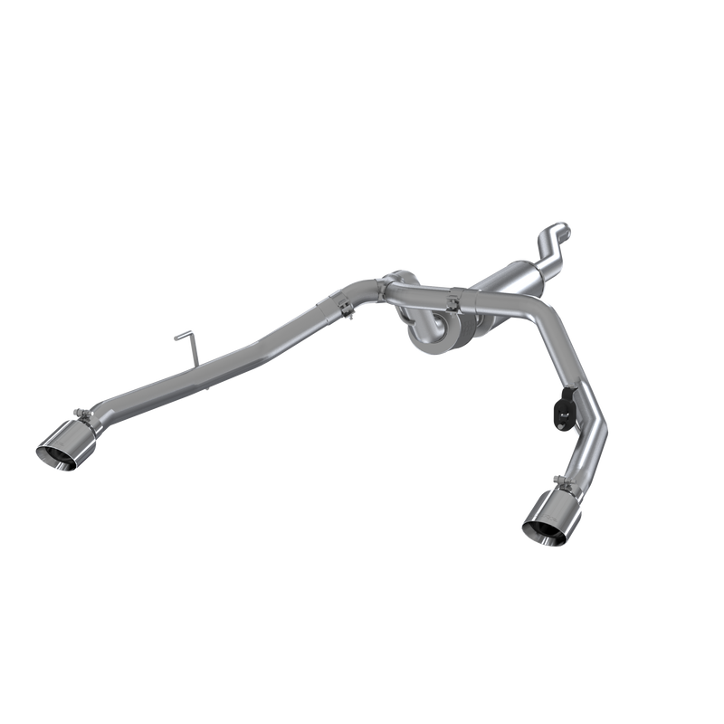 MBRP Armor Lite 2.5 Inch Cat Back Exhaust Dual Rear Exit | 2020+ Jeep Gladiator 3.6L