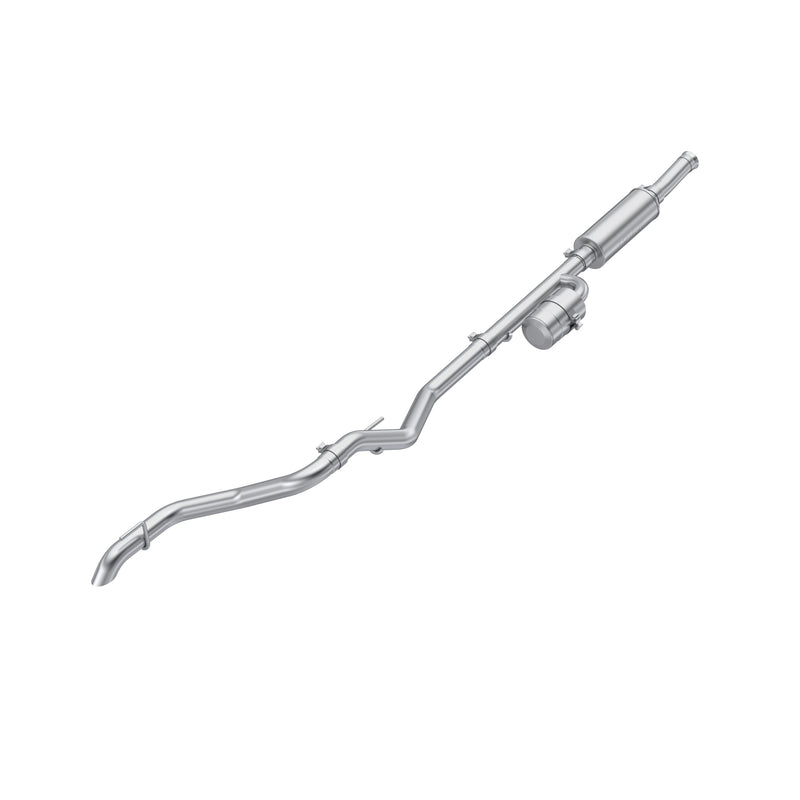MBRP Armor Pro Overland 2.5 Inch Cat Back Exhaust Single Rear Exit | 2020+ Jeep Gladiator JT 3.6L