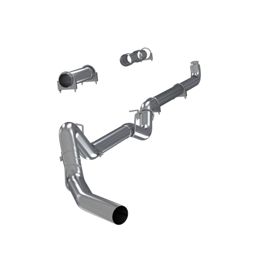 MBRP Armor Lite 4 Inch Exhaust Pipe Single Side No Muffler Aluminized | 2001-2007 Chevrolet/GMC Silverado/Sierra 2500/3500 Duramax Classic Extended/Crew Cab (S6004PLM)