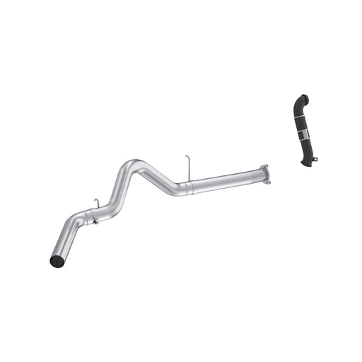 MBRP Armor Lite 4 Inch Filter Back Exhaust Single Side Exit with CARB Approved Down Pipe | 2007-2010 Chevrolet/GMC 2500/3500 6.6L Duramax EC/CC