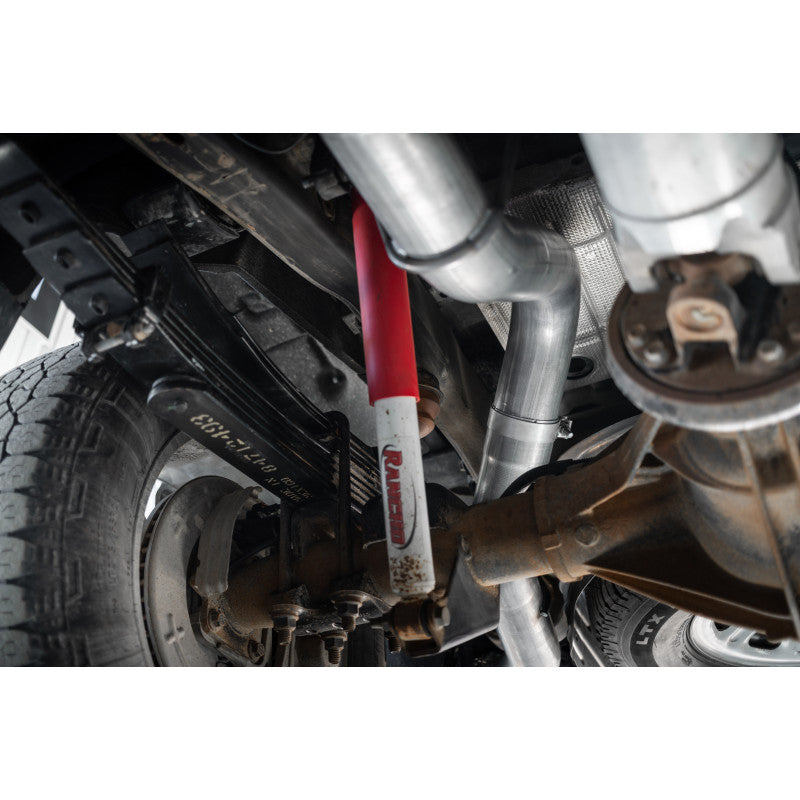 MBRP Armor Lite 4 Inch Filter Back Exhaust Single Side Exit Aluminized | 2020-2025 Chevrolet/GMC Silverado/Sierra 2500/3500