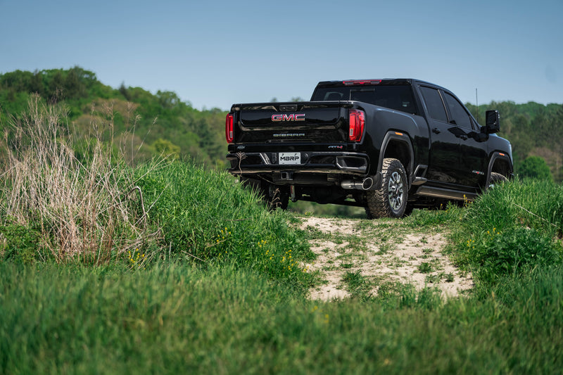 MBRP Armor Plus 5 Inch Filter Back Exhaust Single Side Exit T409 Stainless | 2020-2023 Chevrolet/GMC 2500/3500 HD 6.6L Duramax EC/CC