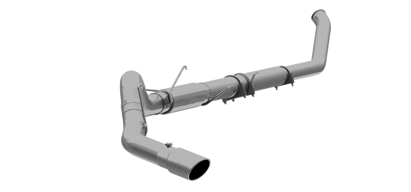 MBRP Armor Lite 5 Inch Turbo Back Exhaust Single Side Exit Aluminized | 2003-2004 Dodge Ram 2500/3500 Cummins