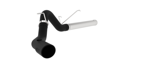 MBRP Armor BLK 4 Inch Filter Back Exhaust Single Side Exit Black Coated | 2007-2012 Ram 2500/3500 6.7L Cummins