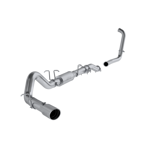 MBRP Armor Plus 4 Inch Turbo Back Exhaust Single Side Stock Cat Exit T409 Stainless | 2003-2007 Ford F-250/F-350 6.0L Extended/Crew Cab