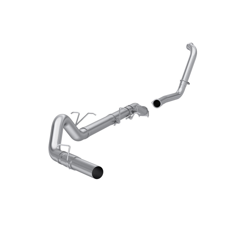 MBRP Armor Lite 4 Inch Turbo Back Exhaust Single Side Exit No Muffler Retains Factory Catalytic Converter | 2003-2007 Ford F-250/F-350 6.0L EC/CC