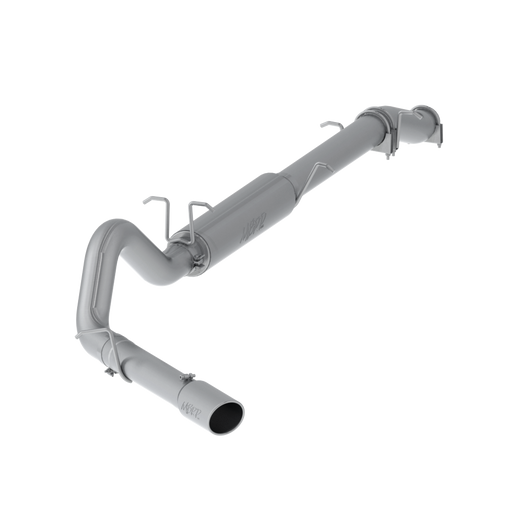 MBRP Armor Lite 4 Inch Cat Back Exhaust Single Side Stock Cat Exit Aluminized | 2003-2007 Ford F-250/F-350 6.0L Extended/Crew Cab