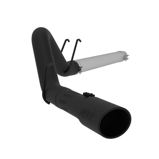MBRP Armor BLK 4 Inch Filter Back Exhaust Single Side Exit Black Coated | 2008-2010 Ford F-250/F-350/F-450 6.4L Powerstroke