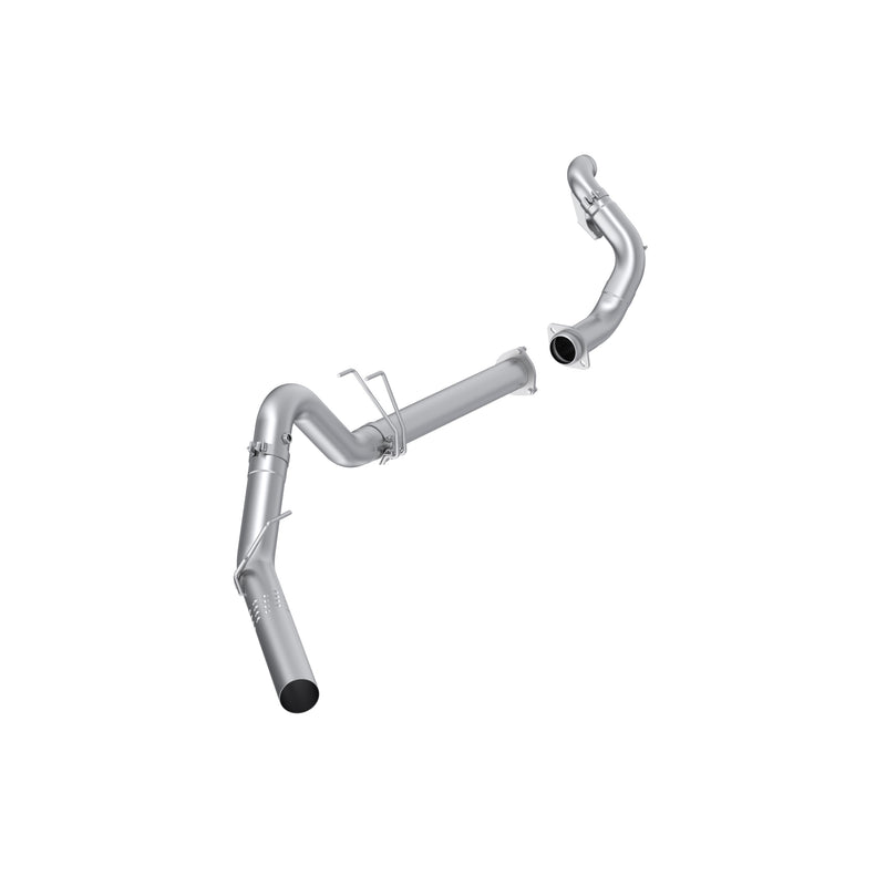 MBRP Armor Lite 4 Inch Filter Back Exhaust Single Side Exit with Down Pipe | 2015-2016 Ford F-250/F-350/F-450 6.7L CC/SC