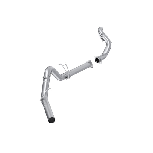 MBRP Armor Lite 4 Inch Filter Back Exhaust Single Side Exit with Down Pipe | 2015-2016 Ford F-250/F-350/F-450 6.7L CC/SC