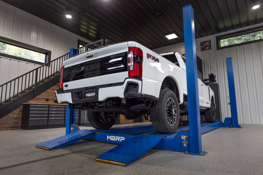 MBRP Armor Plus 4 Inch Filter Back Exhaust Single Side Dual Exit T409 Stainless | 2017+ Ford F-250/F-350/F-450 6.7L (S6290BLK)