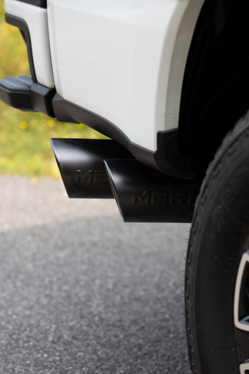 MBRP Armor Plus 4 Inch Filter Back Exhaust Single Side Dual Exit T409 Stainless | 2017+ Ford F-250/F-350/F-450 6.7L (S6290BLK)