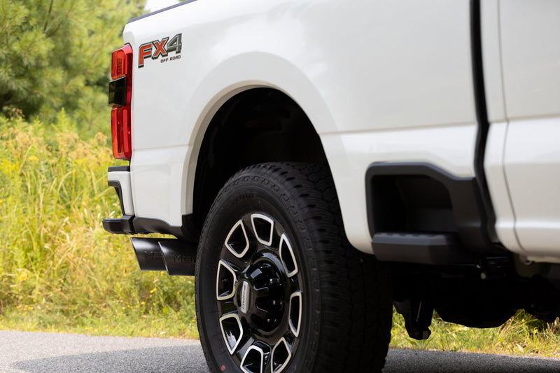 MBRP Armor Plus 4 Inch Filter Back Exhaust Single Side Dual Exit T409 Stainless | 2017+ Ford F-250/F-350/F-450 6.7L (S6290BLK)