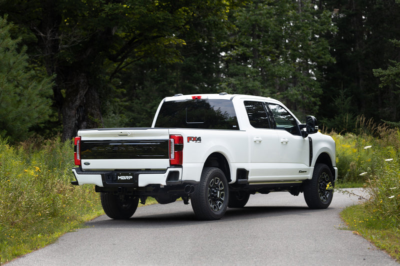 MBRP Armor Plus 4 Inch Filter Back Exhaust Single Side Dual Exit T409 Stainless | 2017+ Ford F-250/F-350/F-450 6.7L (S6290BLK)