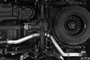 MBRP Armor Plus 3 Inch Filter Back Exhaust Rear Turn Down T409 Stainless | 2021-2023 Jeep Gladiator