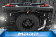 MBRP Armor Plus 3 Inch Filter Back Exhaust Rear Turn Down T409 Stainless | 2021-2023 Jeep Gladiator